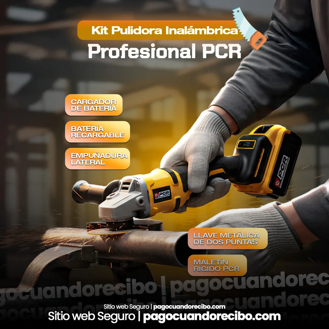 Kit Pulidora Inalámbrica Profesional PCR