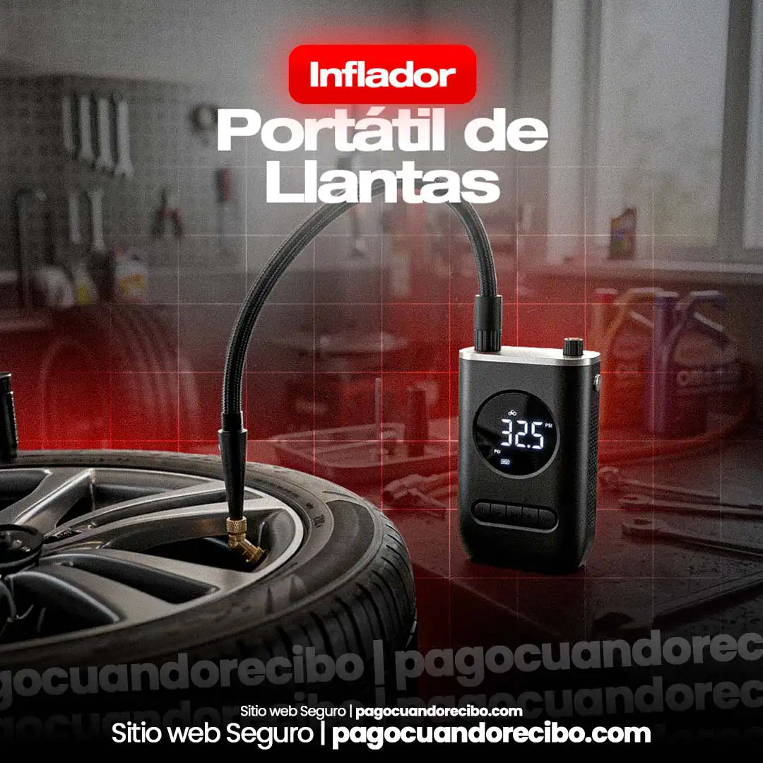 Inflador Portátil de Llantas