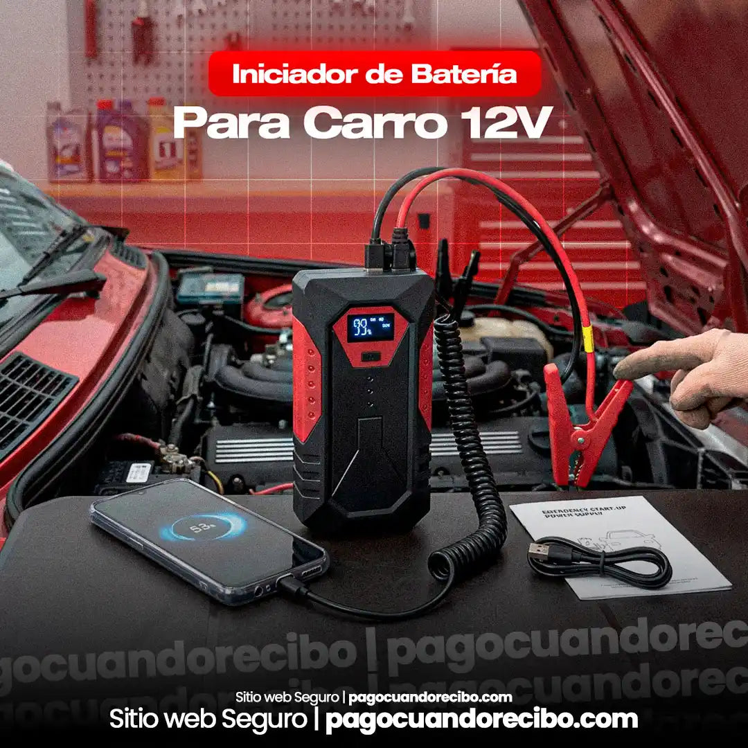 Iniciador de Batería Carro y Moto