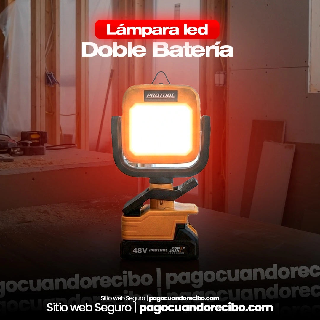 Lámpara Led Doble Batería