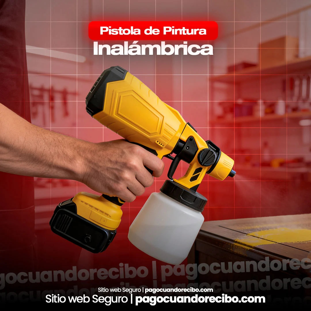 Pistola de Pintura Inalámbrica