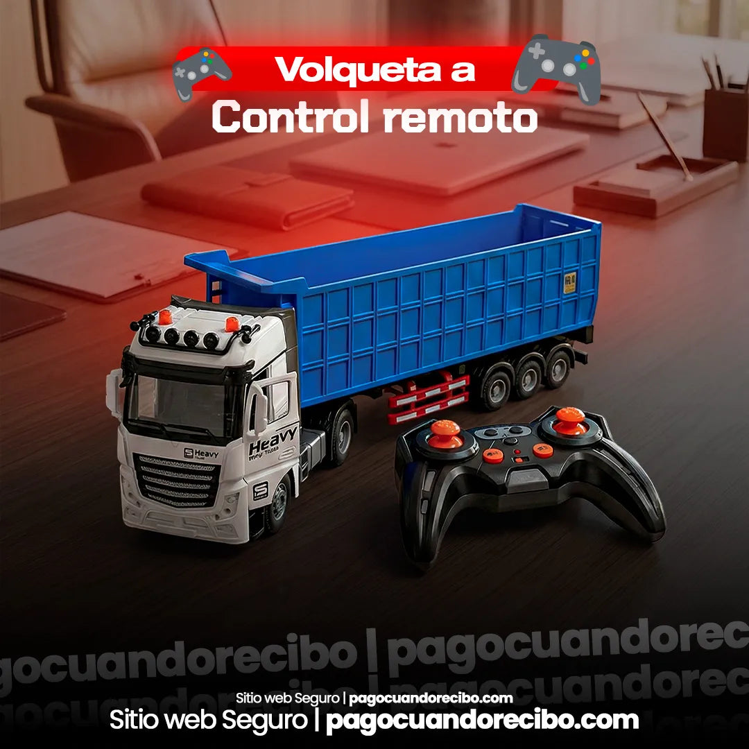 Volqueta a control remoto