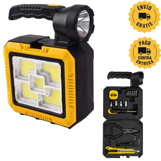Lámpara Solar con Kit de Herramientas