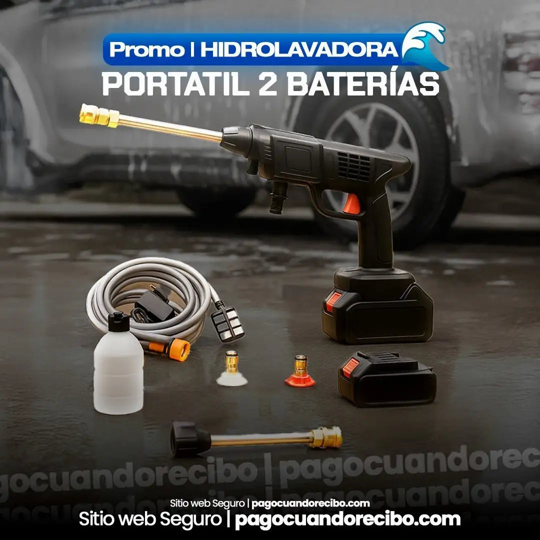 Hidrolavadora Inalámbrica 2 baterías