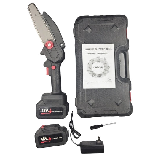 Mini Motosierra Inalámbrica espada 18 cm, 2 baterías, envío gratis