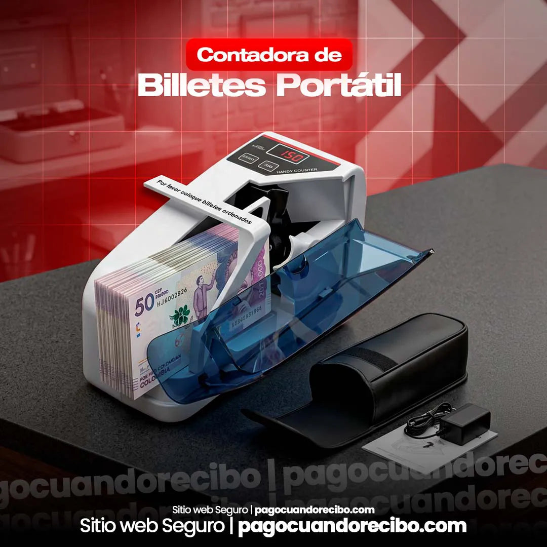 Contadora de Billetes Portátil