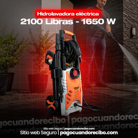 Hidrolavadora eléctrica 2100 libras - 1650 W