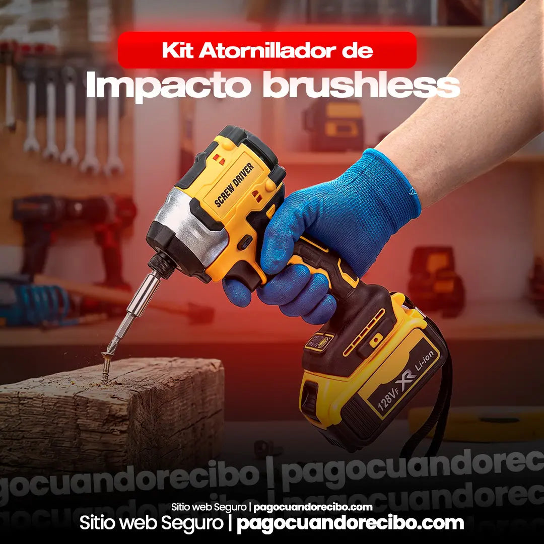 Kit Atornillador de Impacto Brushless