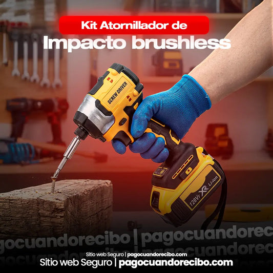 Kit Atornillador de Impacto Brushless
