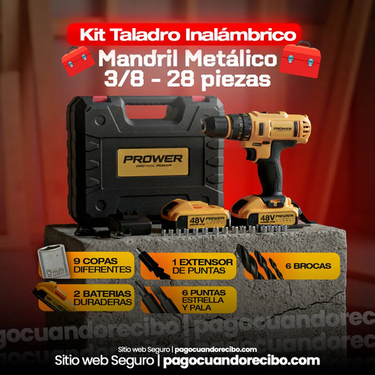 Kit Taladro Inalámbrico