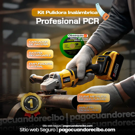 Kit Pulidora Inalámbrica Profesional PCR
