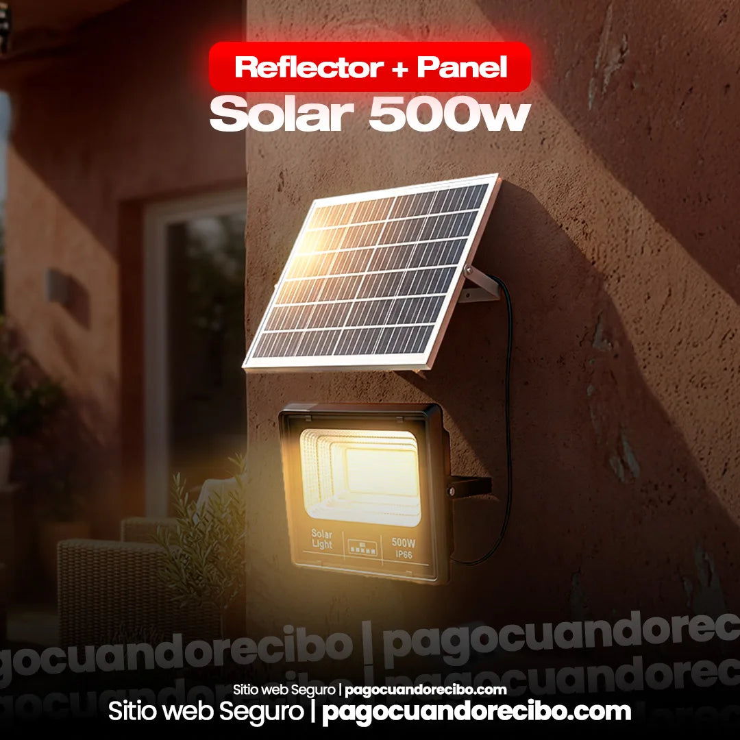 Reflector + Panel Solar 500W Jortan