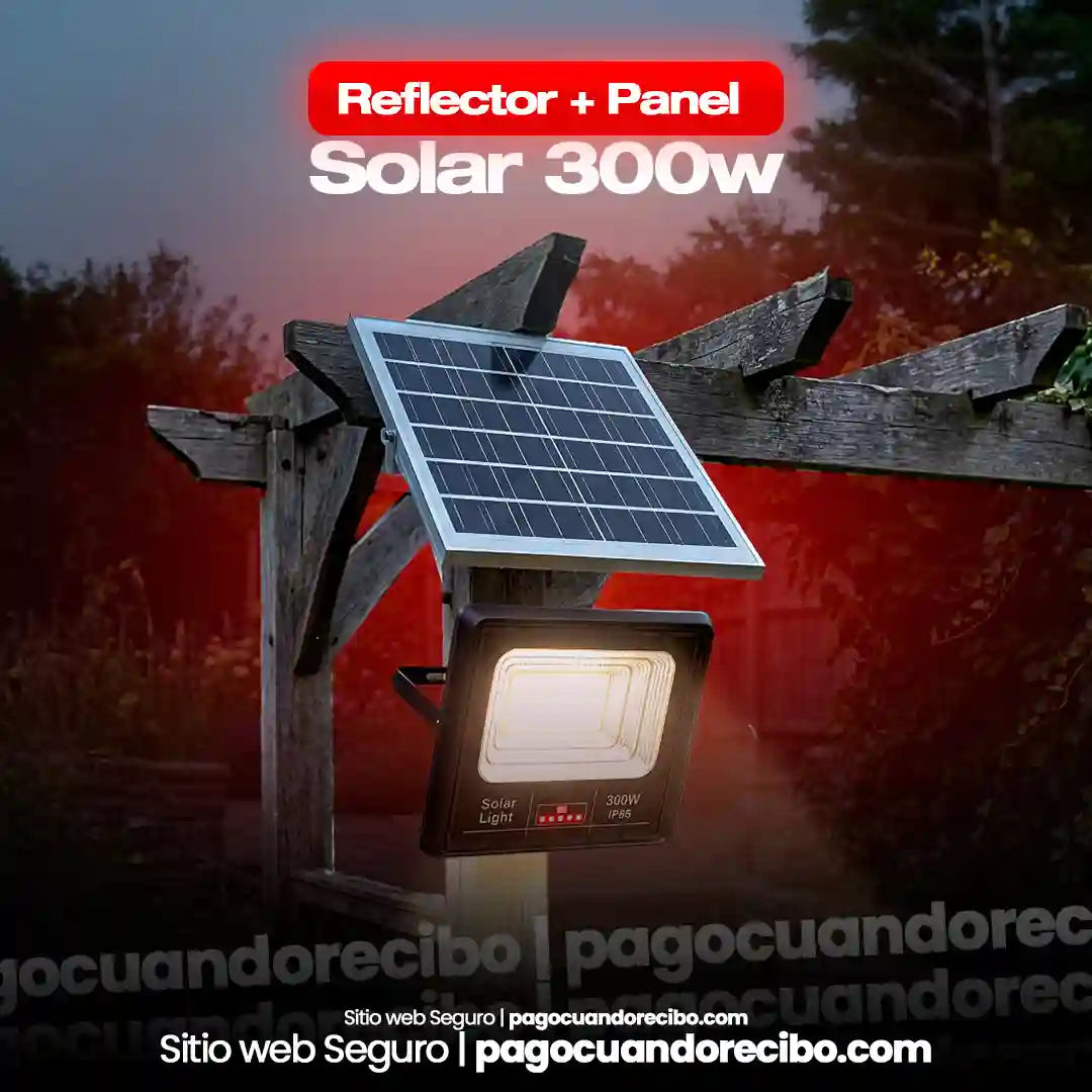 Refelector + Panel Solar 300W Jortan
