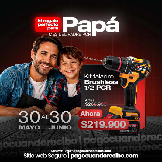 Kit Taladro Brushless 1/2 PCR Alto Rendimiento