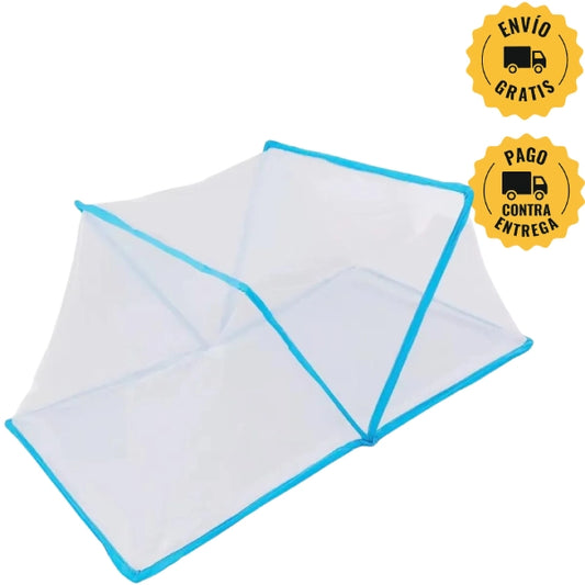 Toldillo Plegable Antimosquitos Premium Cama Queen 1.60 mts